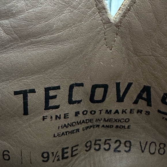 Tecovas Rich Brown Western Boots made in Mexico Size 9.5 EE - Picture 8 of 14
